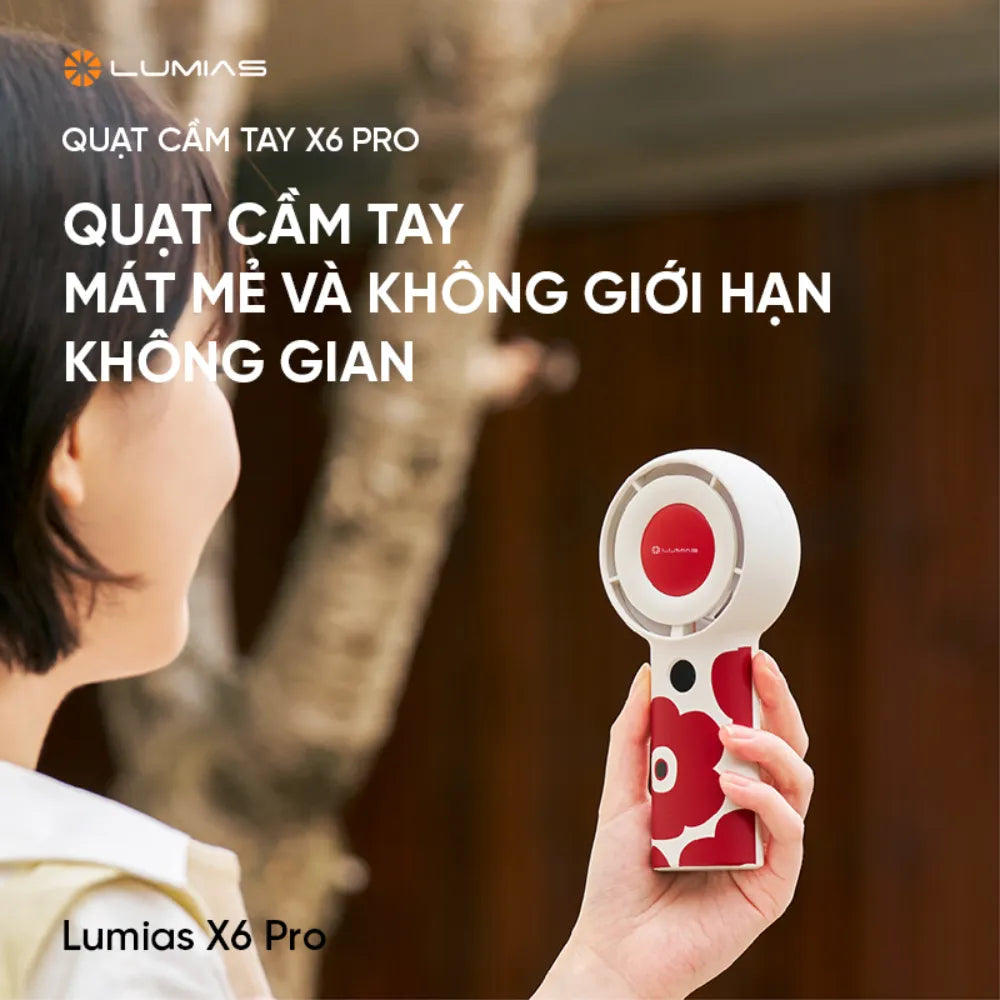 Quạt tích điện Lumias X6 Pro - Pin 4000mAh