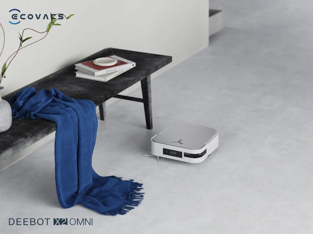 Robot hút bụi lau nhà Ecovacs Deebot X2 Omni màu trắng