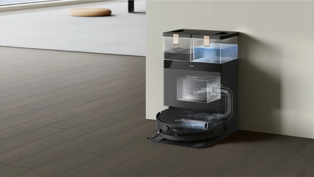Ecovacs Deebot X8 Pro Omni công nghệ lau bằng con lăn