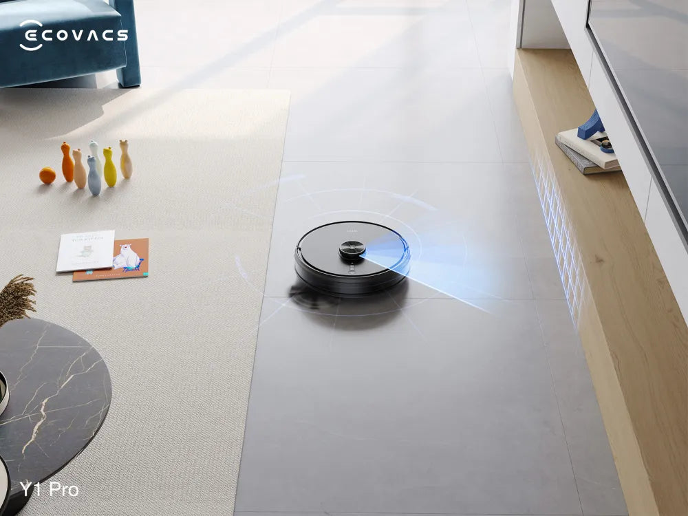 Robot hút bụi lau nhà Ecovacs Y1 Pro công nghệ  lau nhà, nhận diện thảm