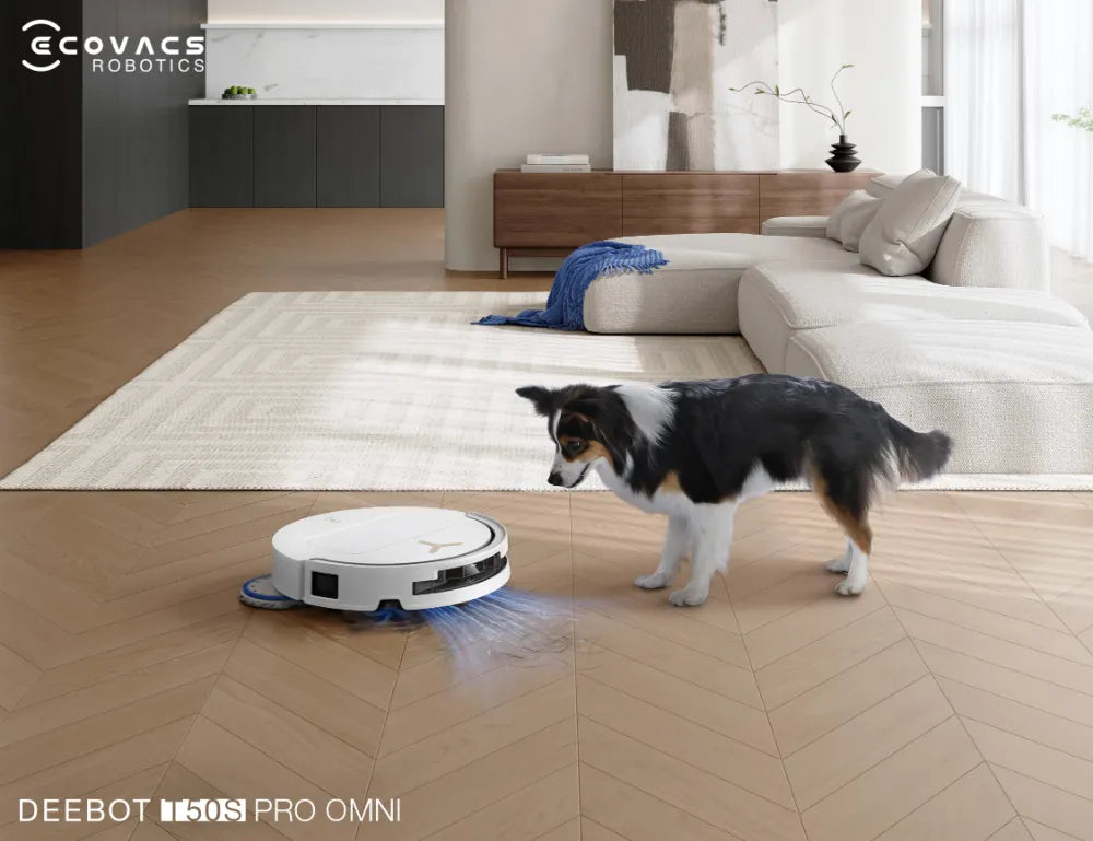 DEEBOT T50S PRO OMNI lau sát cạnh, chống rối tóc, trạm OMNI tự giặt giẻ 75°C