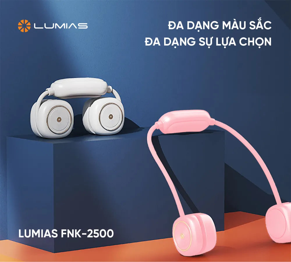 Quạt đeo cổ Lumias FNK đa dạng màu sắc
