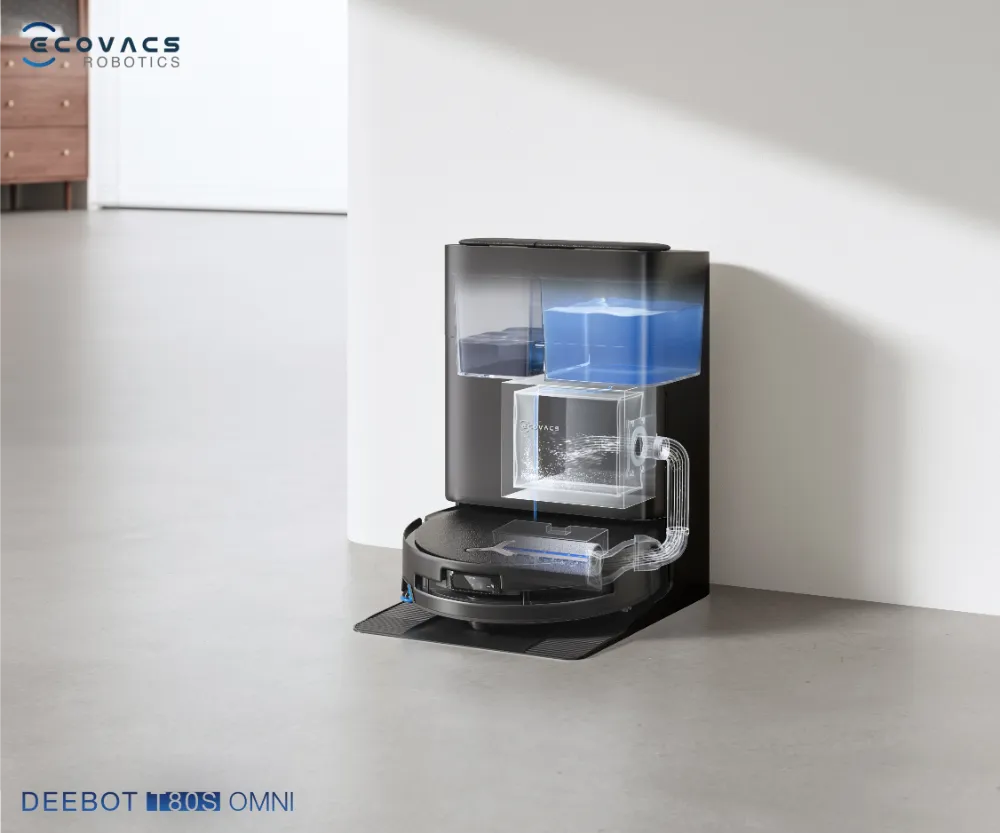 Robot hút bụi lau nhà DEEBOT T80S OMNI lực hút mạnh mẽ tối đa 24.800Pa