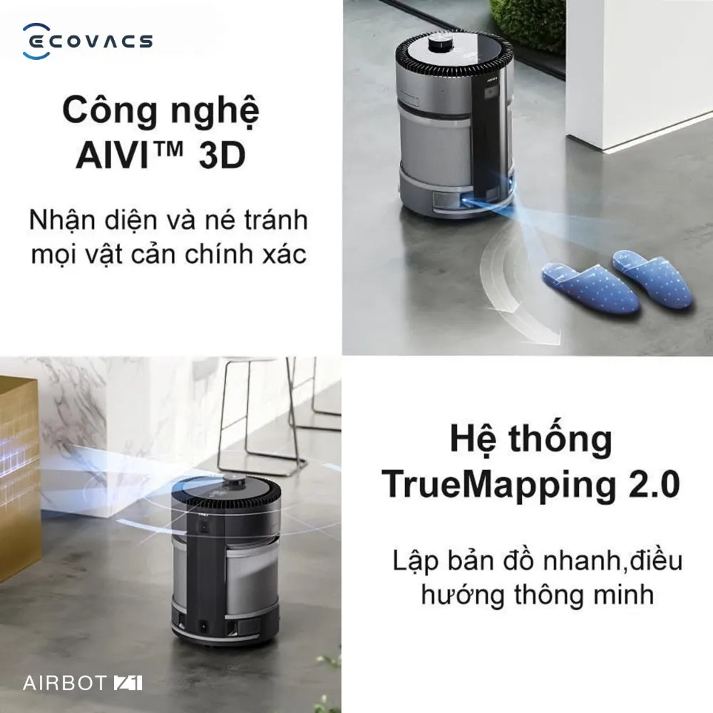  Robot lọc không khí AIRBOT Z1 sử dụng công nghệ AIVI 3D