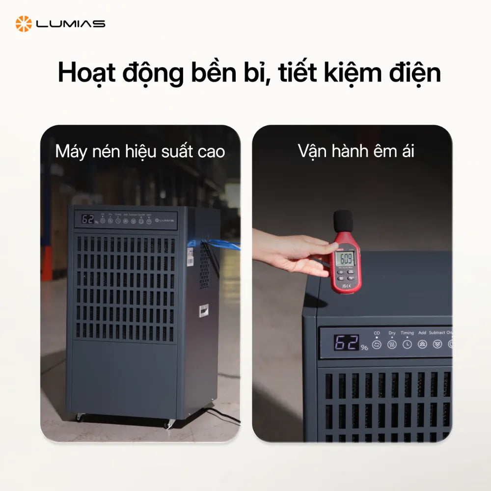  Máy hút ẩm công nghiệp Lumias LID-S90 hoạt động bền bỉ tiết kiệm điện