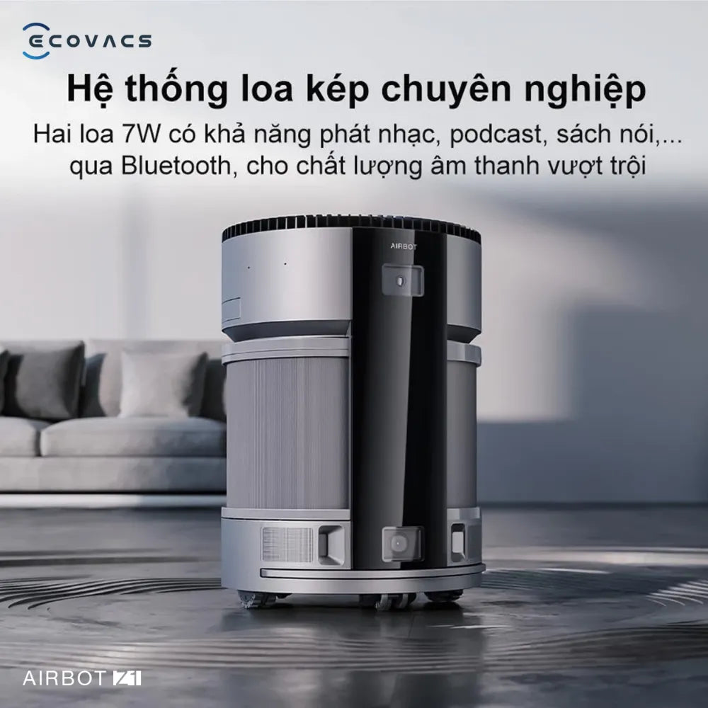  Robot lọc không khí AIRBOT Z1 có hệ thống loa kép chuyên nghiệp