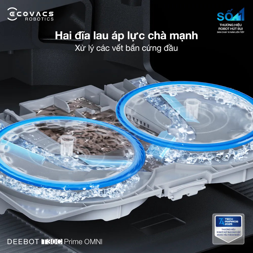DEEBOT T30C PRIME OMNI công suất mạnh 