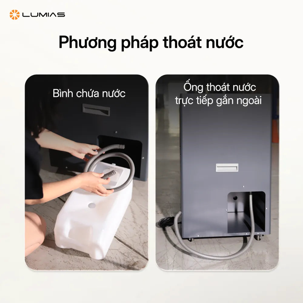 LUMIAS LID-S180 xả nước trực tiếp