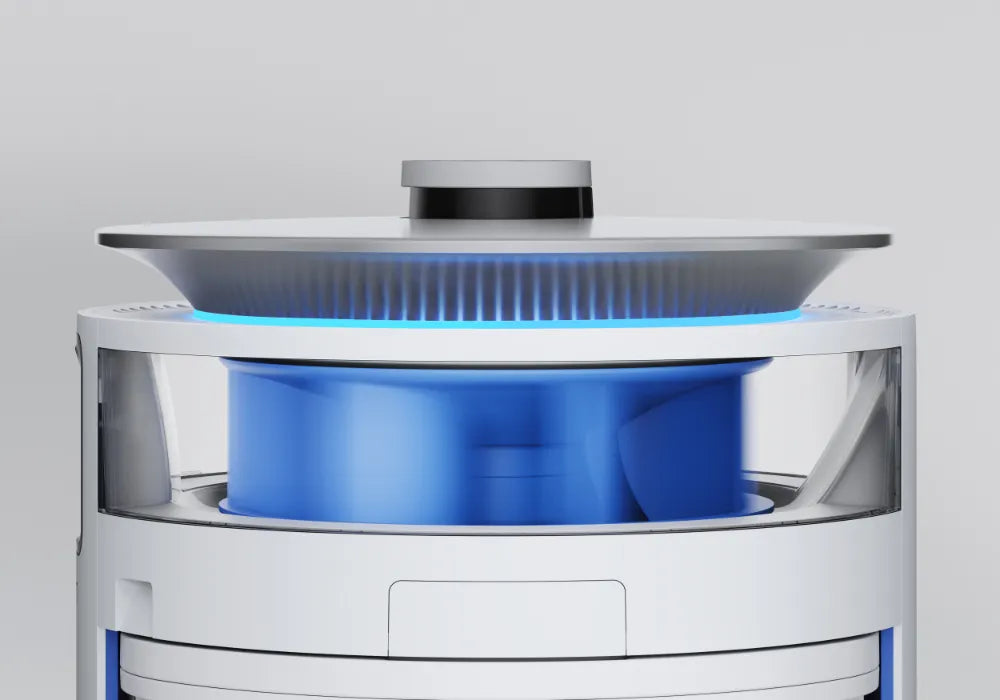công nghệ trên AIRBOT Z2 tập trung vào khả năng lọc không khí khi di chuyển
