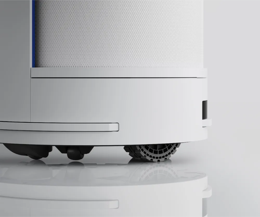 Robot lọc không khí Ecovacs AIRBOT Z2 Tốc độ di chuyển linh hoạt