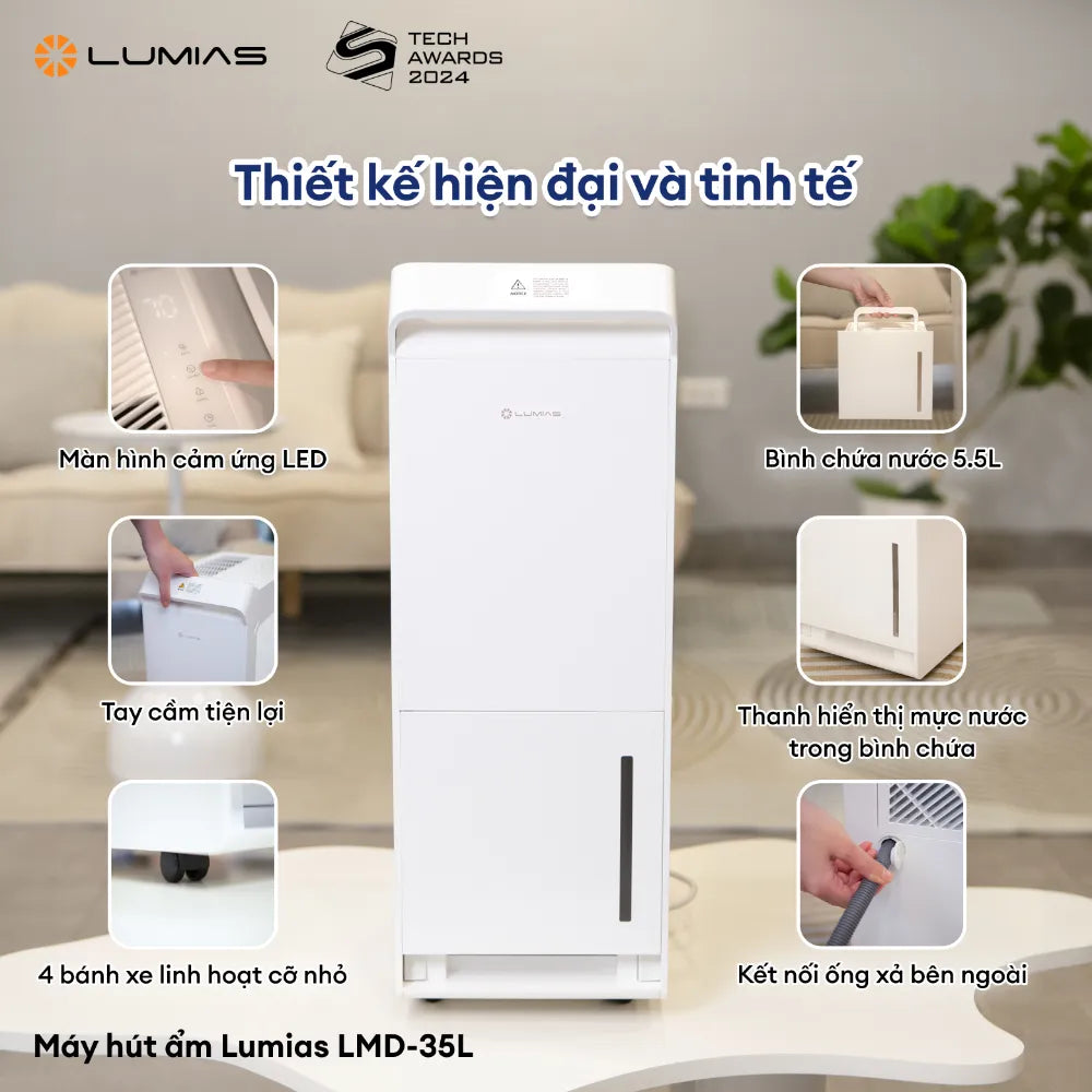  Máy hút ẩm Lumias LMD-50L dùng cho 70-120m²