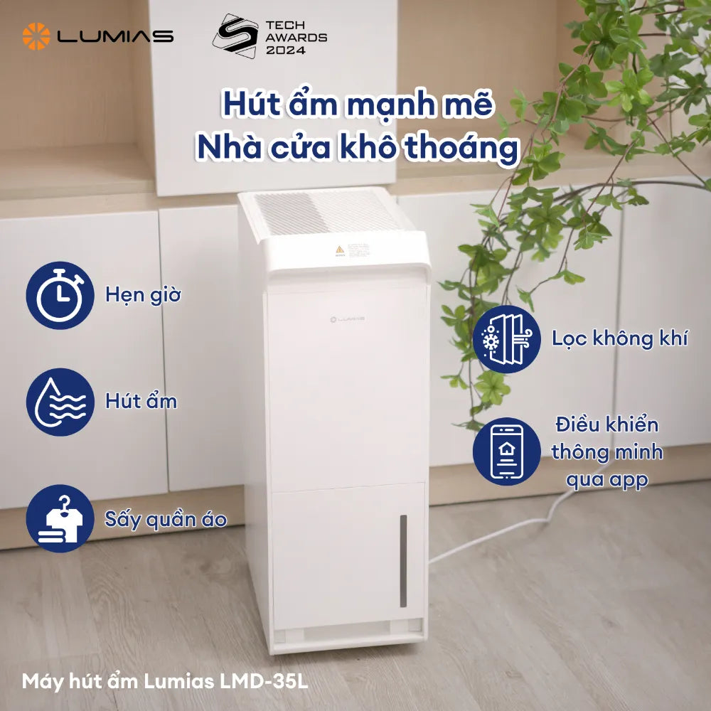  Máy hút ẩm Lumias LMD-50L bình nước 6.2L