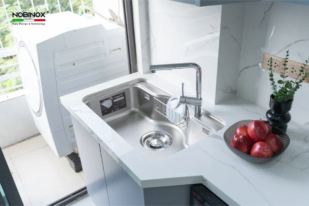Chậu bếp ROSA NN975D inox 304