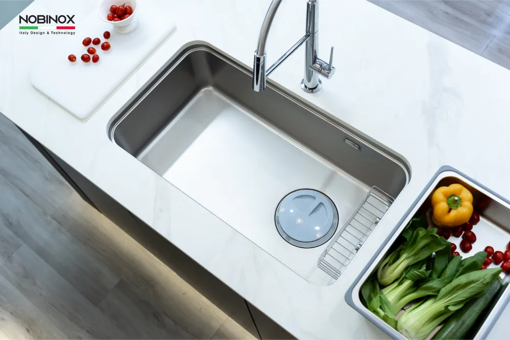 Chậu bếp Nobinox MONO VA203M lòng chậu sâu