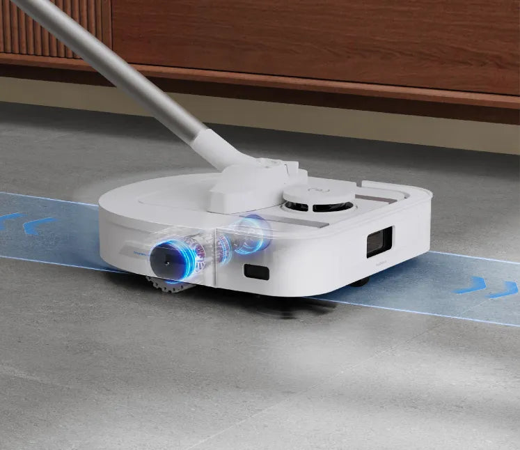 Robot hút bụi Ecovacs Deebot X5 Hybrid kết hợp robot tự động và chế độ cầm tay