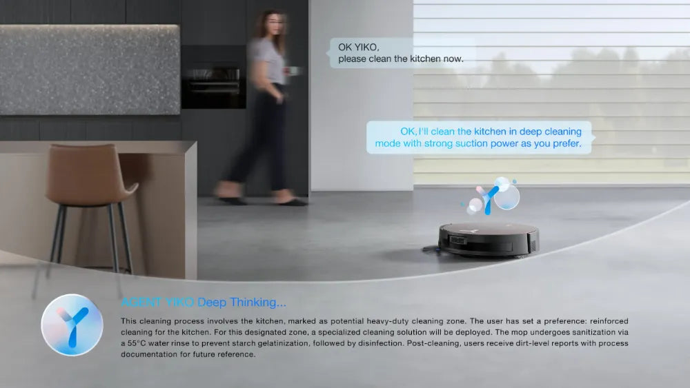 Ecovacs Deebot X11 OmniCyclone là robot hút bụi điều khiển được bằng giọng nói