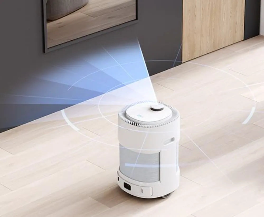 Ecovacs AIRBOT ANDY PRO là robot lọc không khí thông minh 3 trong 1