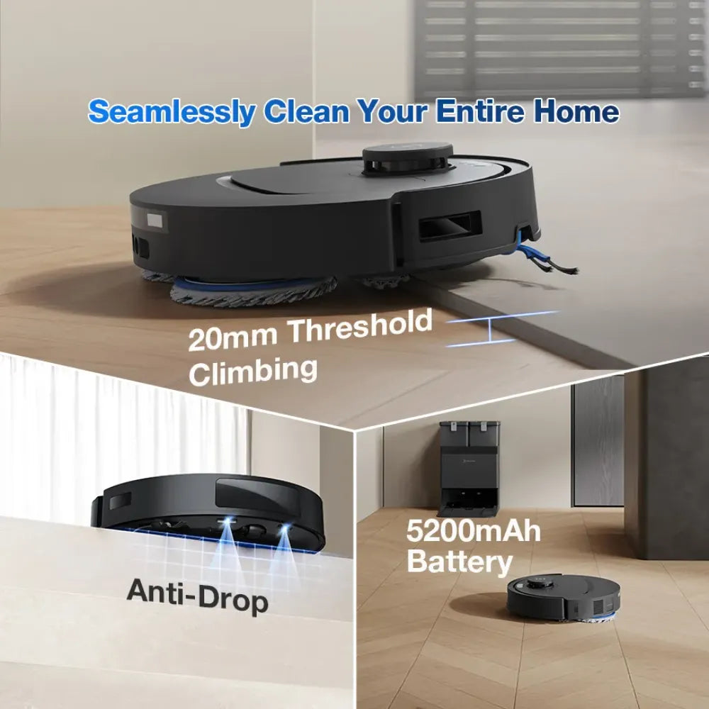 Robot phù hợp với nhà có nhiều bụi, tóc rụng, lông thú cưng hoặc khu vực có thảm cần làm sạch kỹ hơn