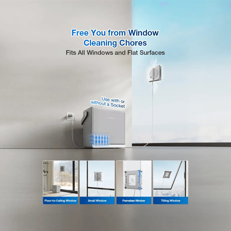 Các công nghệ trên WINBOT W2S OMNI giúp robot làm sạch sát mép hơn, di chuyển thông minh hơn và hỗ trợ người dùng kiểm soát dễ dàng hơn qua ứng dụng.
