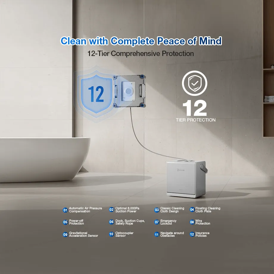 WINBOT W2S OMNI phù hợp với gia đình có nhiều cửa kính lớn