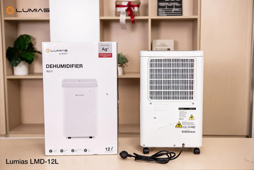 Máy hút ẩm Lumias LMD-12L - Nhỏ gọn, hút ẩm 12 lít/ngày, phù hợp phòng 25m²
