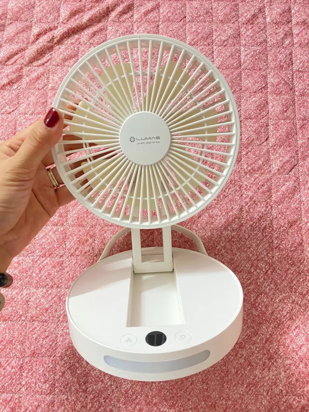  Quạt để bàn Lumias LM-36FL màu trắng