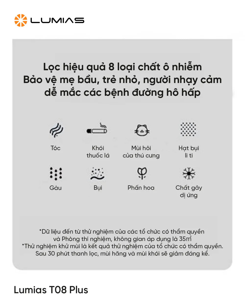 Quạt không cánh Lumias T08 Plus - Lọc không khí 360 độ, 12 cấp gió, vận hành êm
