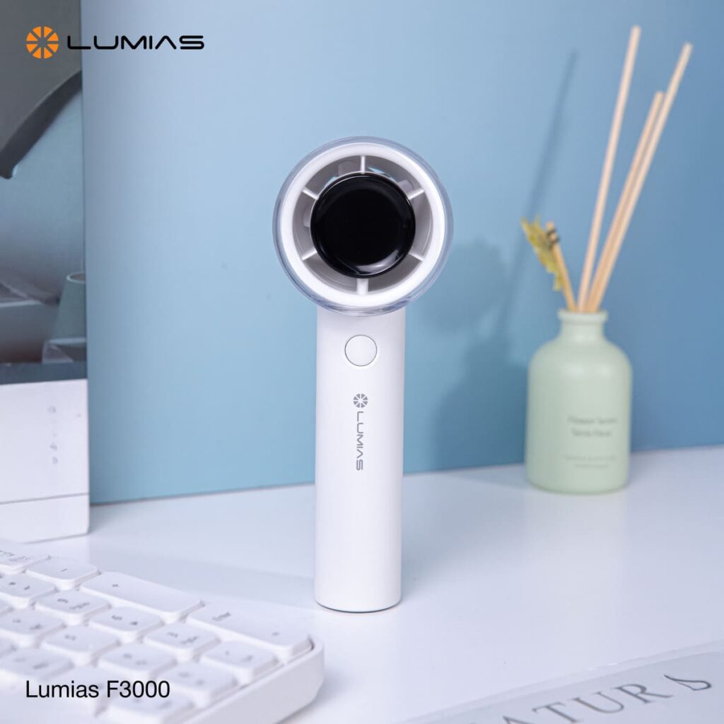 Quạt cầm tay Lumias F3000 có pin 3000mAh