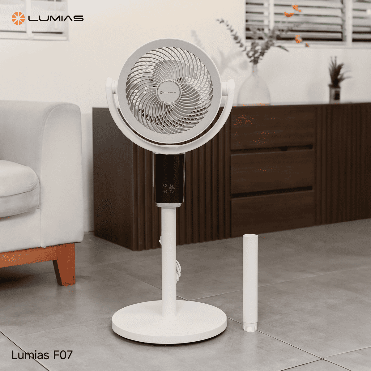 Quạt đối lưu Lumias F07 có hẹn giờ 9h