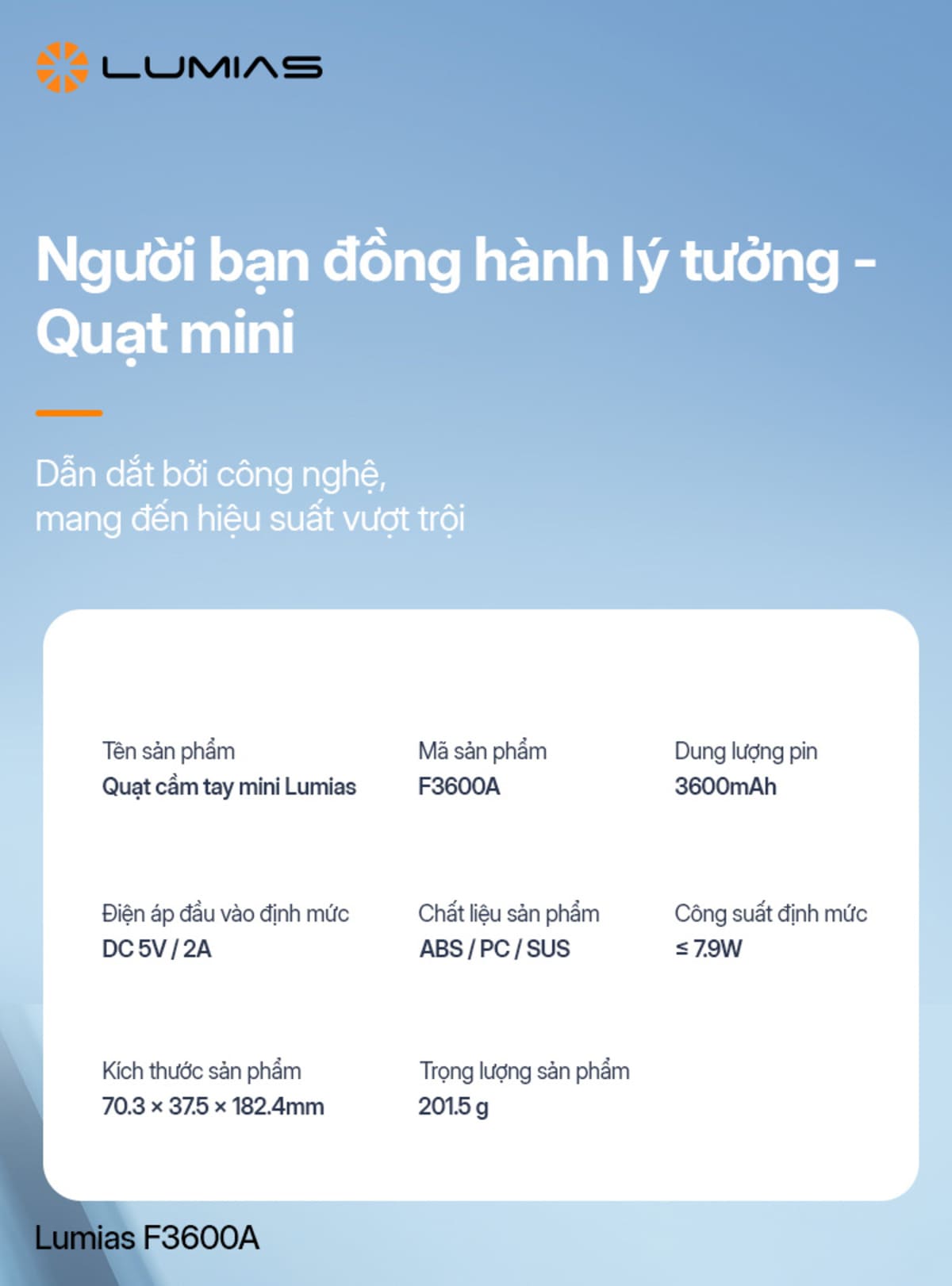 Sản phẩm kết hợp nhiều cấp độ gió với bề mặt làm mát