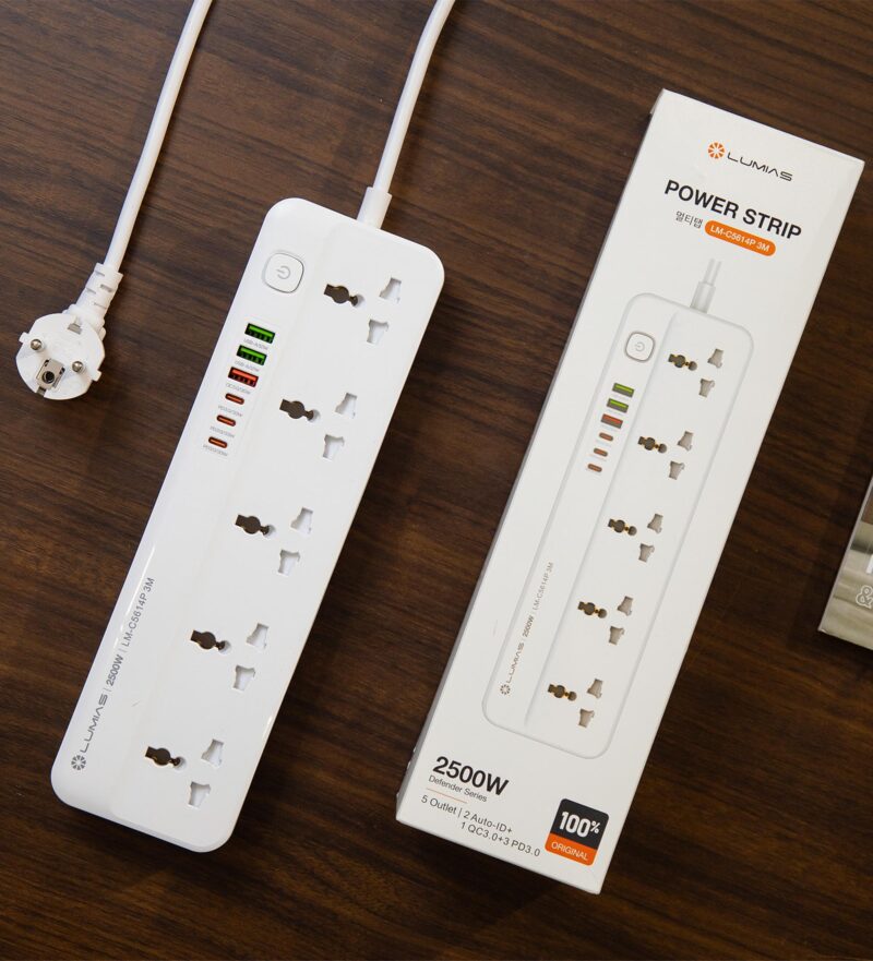 Ổ điện đa năng Lumias LM-C5614P 3M  sạc nhanh tiện lợi
