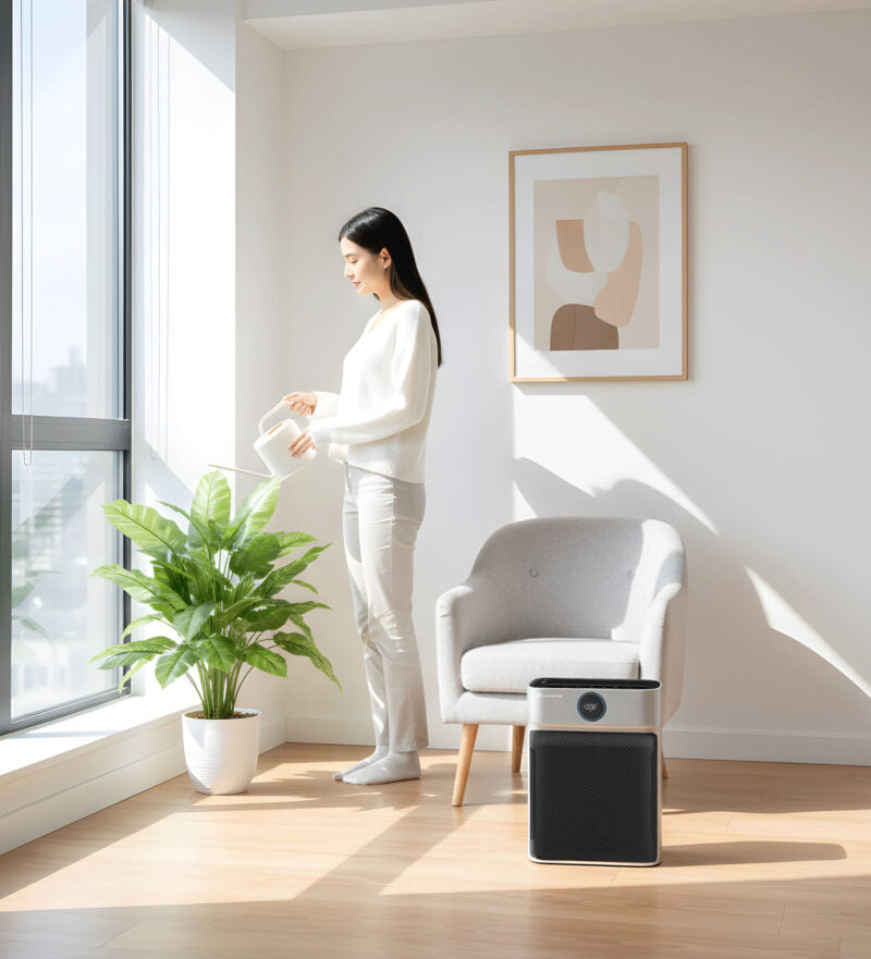 Máy lọc không khí Lumias Bulma có  diện tích lọc 40m²