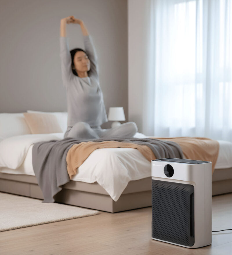Máy lọc không khí Lumias Bulma có khử khuẩn tia cực tím, ion âm