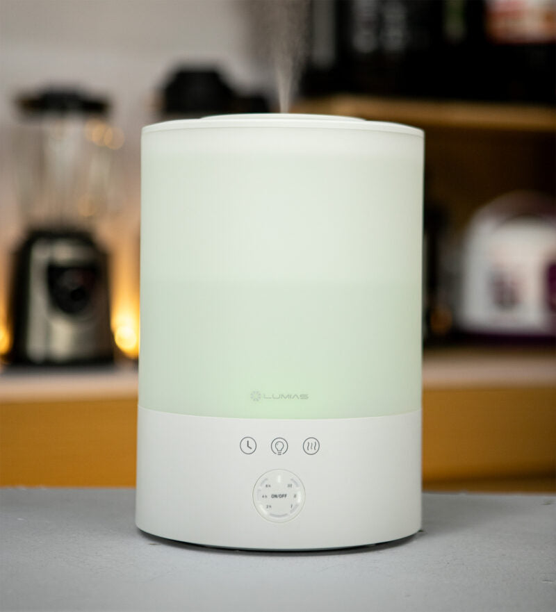 Máy tạo độ ẩm phun sương Lumias HUL-24W đèn xanh lá