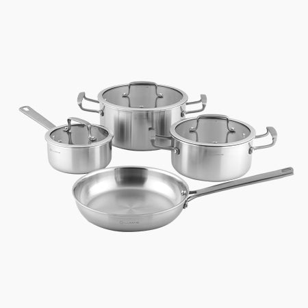 Bộ nồi chảo inox Lumias Zenith 4Set 