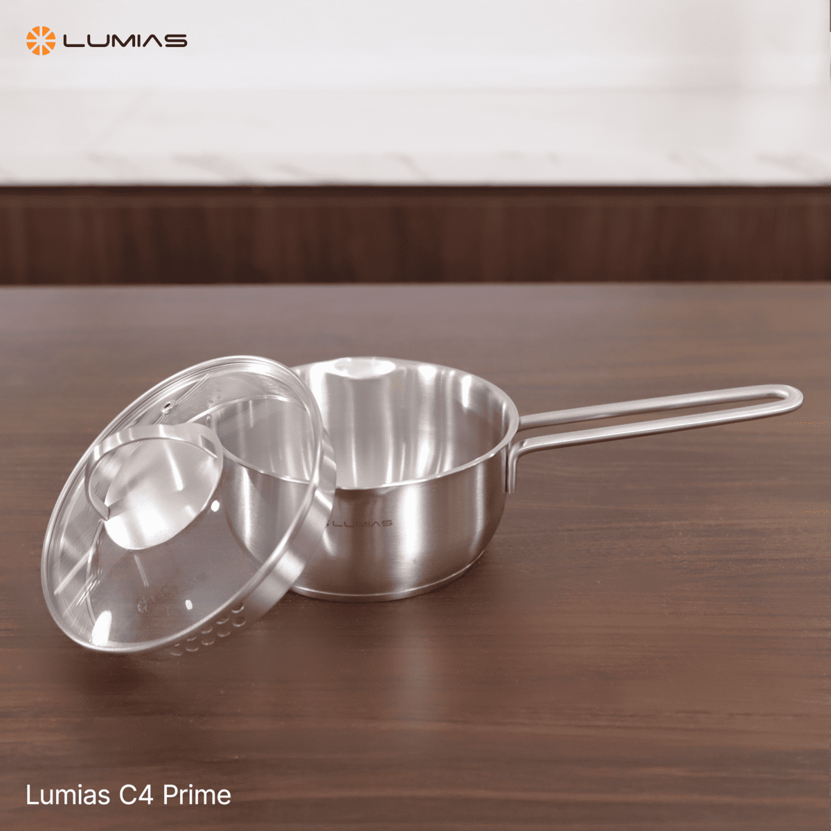 Bộ nồi xửng hấp inox Lumias C4 Prime phù hợp với gia đình cần bộ nồi dùng cho nhiều món