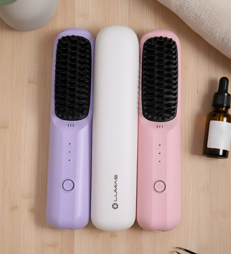 Lược điện không dây Lumias X8 phù hợp với người cần chải thẳng tóc, tạo lọn nhẹ hoặc chỉnh tóc nhanh trước khi đi làm, đi học, đi chơi.
