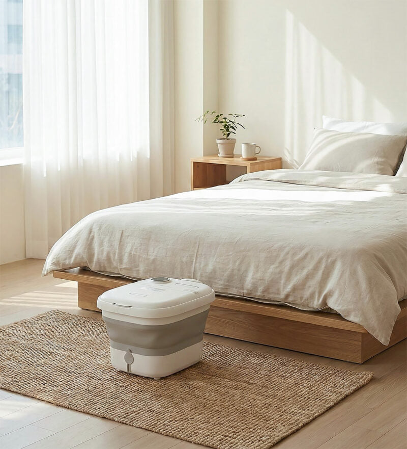  Máy massage chân Lumias LMF-01W  hẹn giờ 10-60 phút