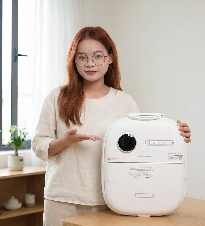  Máy massage chân Lumias LMF-01W màu trắng