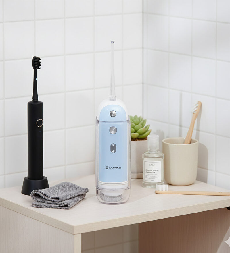 Máy tăm nước Lumias LWF-180 Mini màu xanh