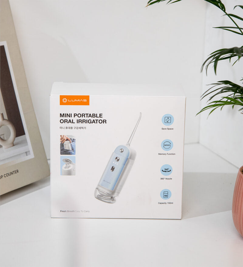 Máy tăm nước Lumias LWF-180 Mini pin 1200mAh, IPX7.