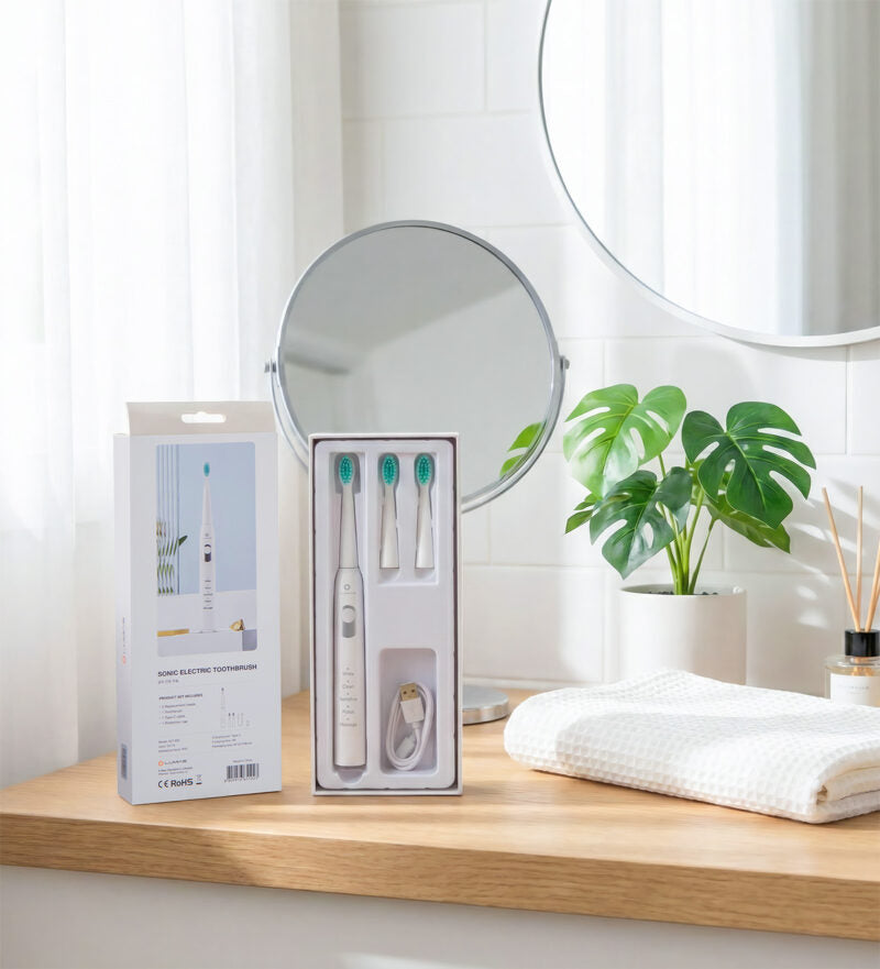 Bàn chải điện Lumias SET-800 sạc Type-C, IPX7.