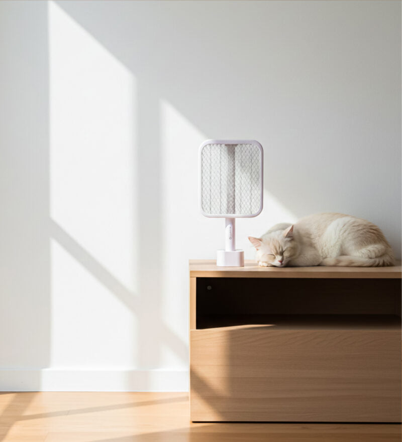 Vợt bắt muỗi có thể gấp gọn Lumias F1 có đèn LED bẫy muỗi