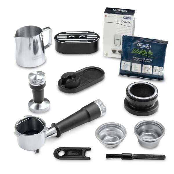 Máy pha cà phê Delonghi EC9155.MB có vòi My Latte Art để pha espresso tại nhà.