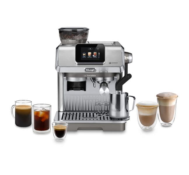 Máy pha cà phê Delonghi EC9455.M có  Auto LatteArt, Cold Brew 