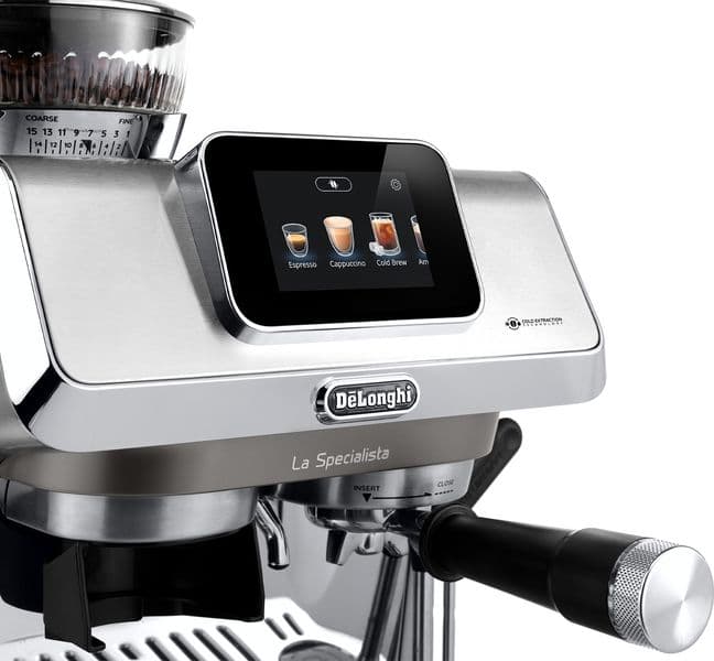 Máy pha cà phê Delonghi EC9455.M có 15 mức xay