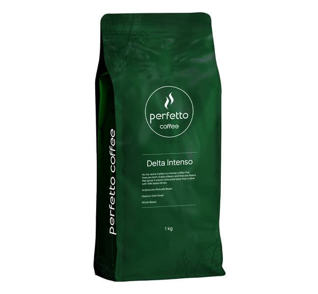 Cà phê hạt Perfetto Delta Intenso 1000g 