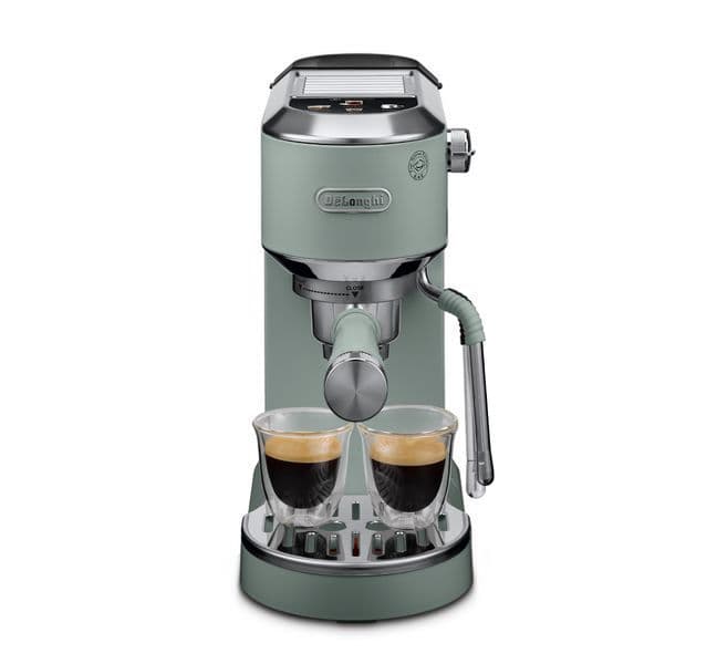 Máy pha cà phê DeLonghi Dedica Duo EC890 màu xanh