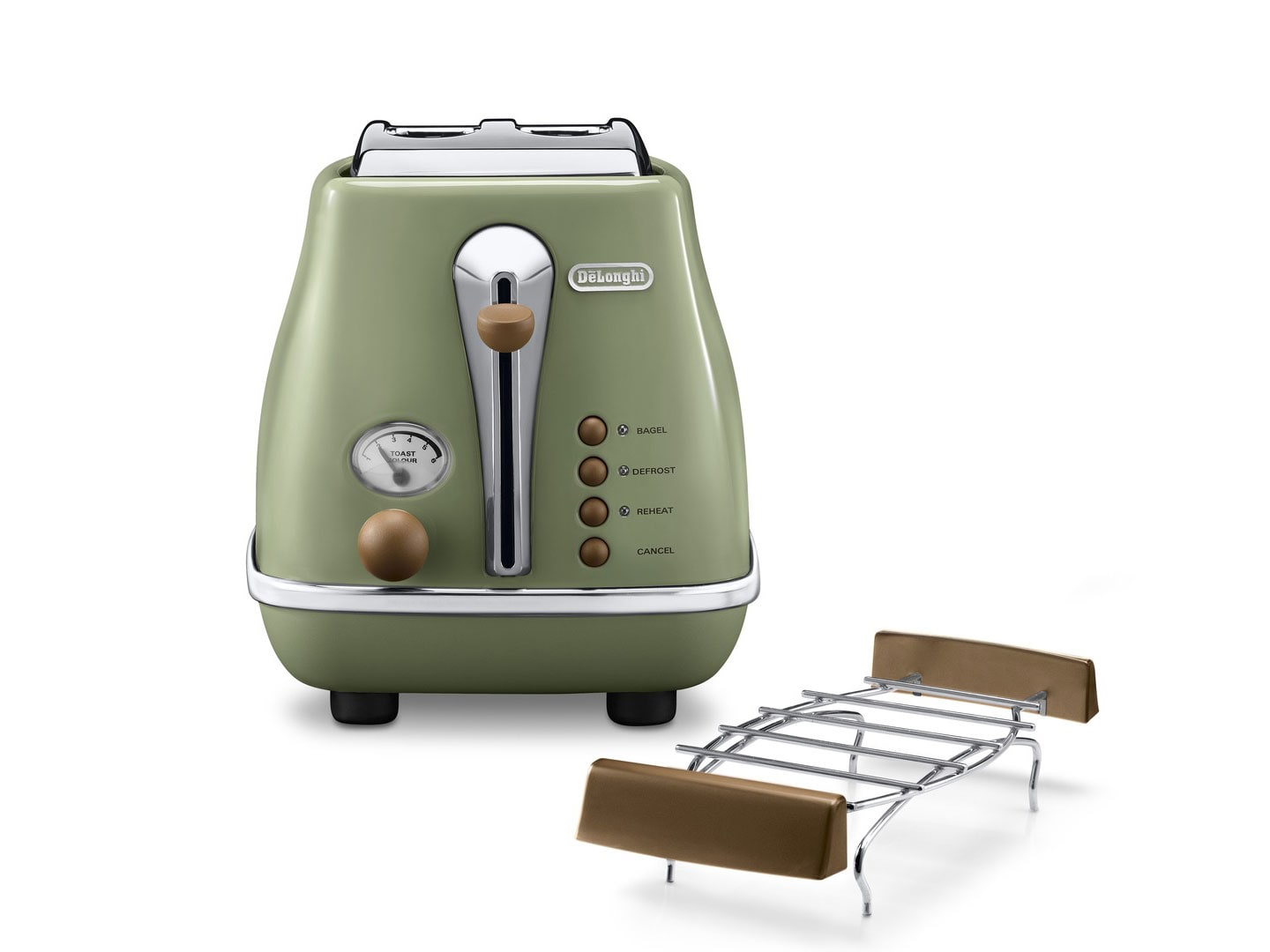 Máy nướng bánh mì Delonghi CTOV2103.GR công suất 900W