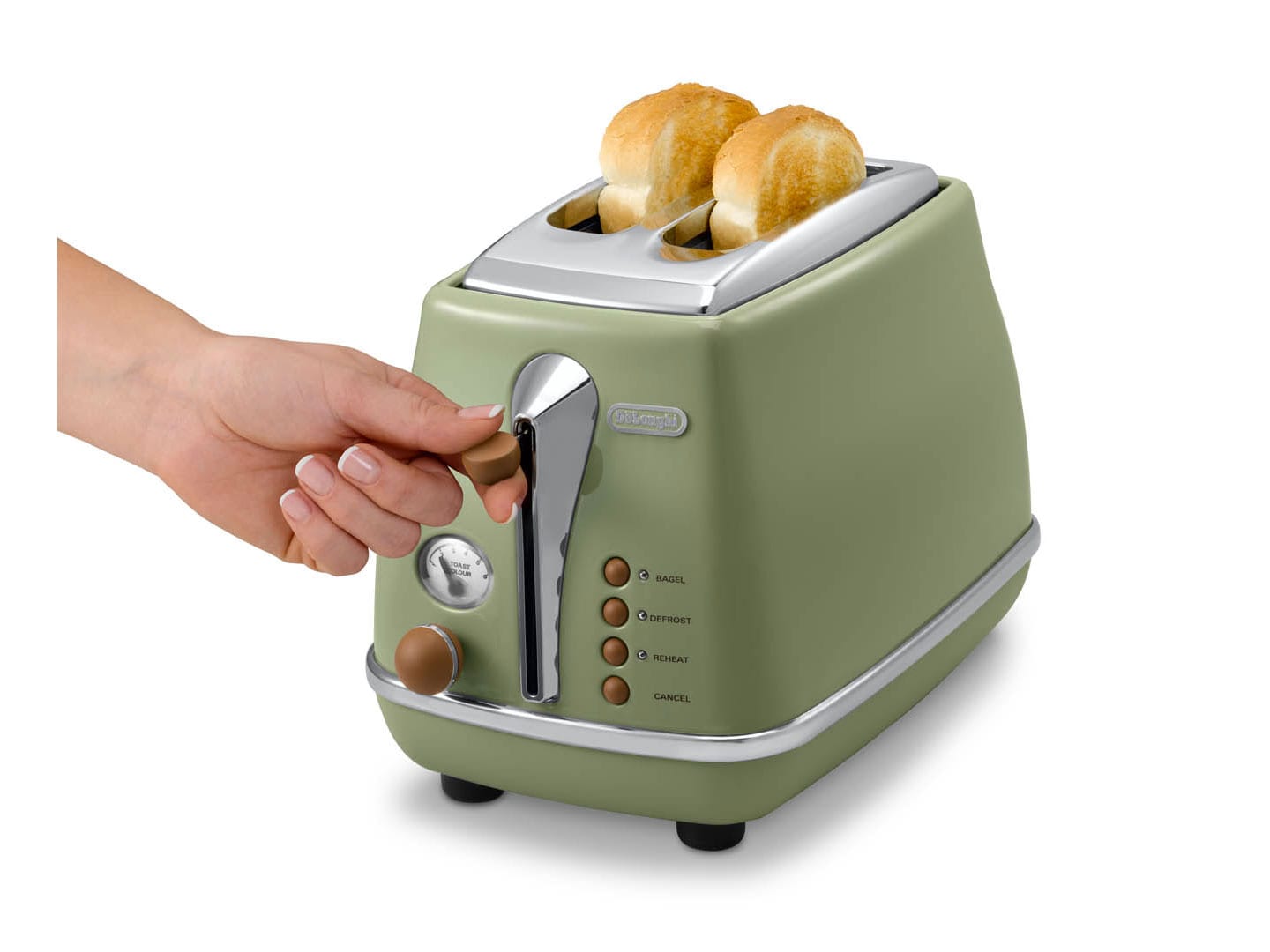 Máy nướng bánh mì Delonghi CTOV2103.GR nướng 2 lát